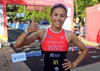 Marina Muñoz, Urko Herrán y Andrés Hilario: los tres grandes nombres del Clasificatorio de Duatlón de Soria