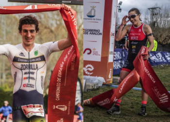 Fernando Zorrilla revalida y Marina Muñoz convence en el Nacional de Duatlón MD de Graus
