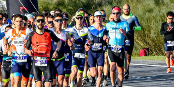 Roberto Mohedano y María Florencia Díaz se llevan el Campeonato de Madrid de Duatlón Media Distancia