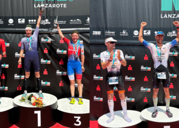 Lucy Charles-Barclay y Dylan Magnien se llevan el Club La Santa IRONMAN Lanzarote con Montraveta segundo