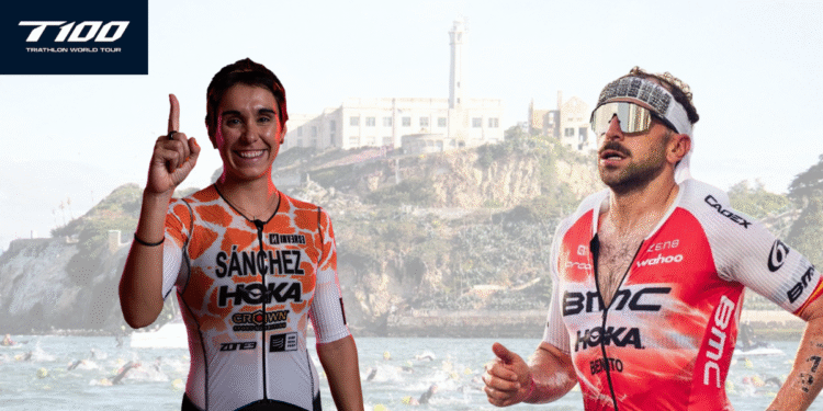Antonio Benito y Marta Sánchez: en la huída de Alcatraz del T100 San Francisco