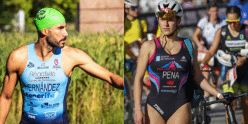 Vicente Hernández y Elsa Pena se proclaman campeones de España de Triatlón Cross