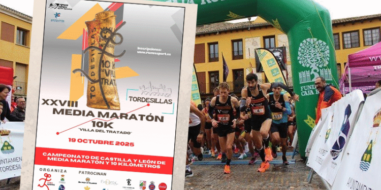 La XXVIII Media Maratón y 10K de Tordesillas a escena el 19 de octubre con nuevo trazado y buenos servicios