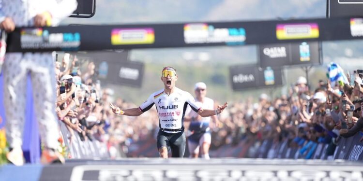 Jelle Geens revalida su título de campeón del mundo IRONMAN 70.3 en Marbella