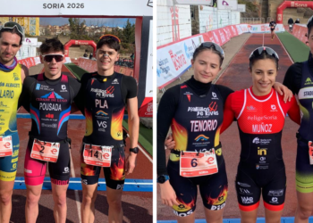 Los favoritos no fallan en Soria: Jarno Pousada y Marina Muñoz se llevan el segundo y último clasificatorio de Duatlón