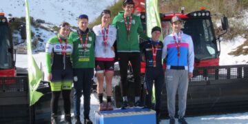 Aiara Garaialde y Rodrigo Azabal: campeones de España de Triatlón de Invierno en Reinosa