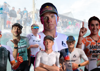 Reunión de gallos en IRONMAN 70.3 Oceanside: Tremendo nivel con Benito, Chente y Marta en la línea de salida