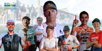 Reunión de gallos en IRONMAN 70.3 Oceanside: Tremendo nivel con Benito, Chente y Marta en la línea de salida