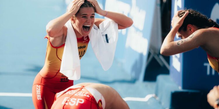 España no ha vuelto porque nunca se fué. Día HISTÓRICO para el Triatlón español en Relevos Mixtos