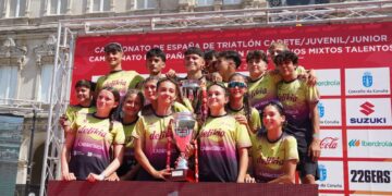 El Club Deportivo Delikia firma un doblete histórico en la Liga Nacional de Triatlón de Talentos 2026