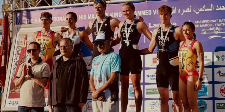 Triple medalla internacional en la Copa Africana de Larache con Plá, Castro y Muñoz