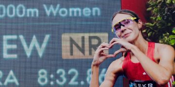 Cassandre Beaugrand firma su cuarto récord francés de atletismo y Yee no consigue su mejor marca en 5.000