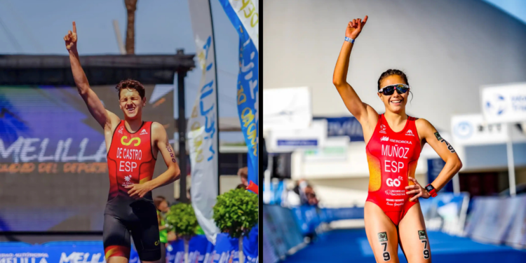 Eneko de Castro y Marina Muñoz se proclaman campeones de Europa élite de Triatlón Cross