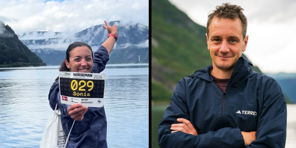 La española Sonia Tomegros comparte podio con Alistair Brownlee en el ‘Norseman Extrem Triathlon’
