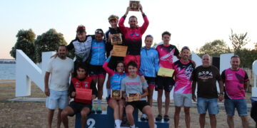 Sara Guerrero y Nacho Gálvez se imponen en el Trishark Narón 2026